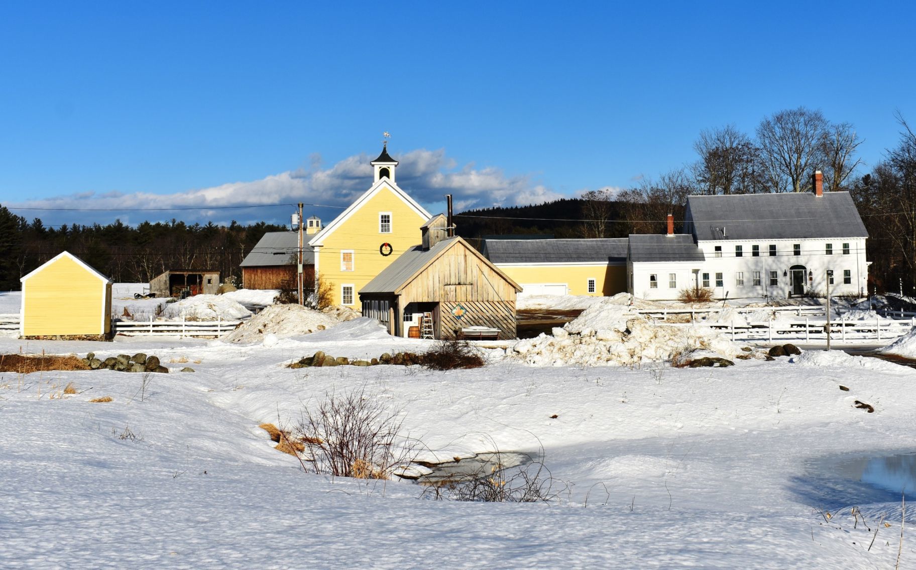 Quintessential NH landscape at Remick Museum